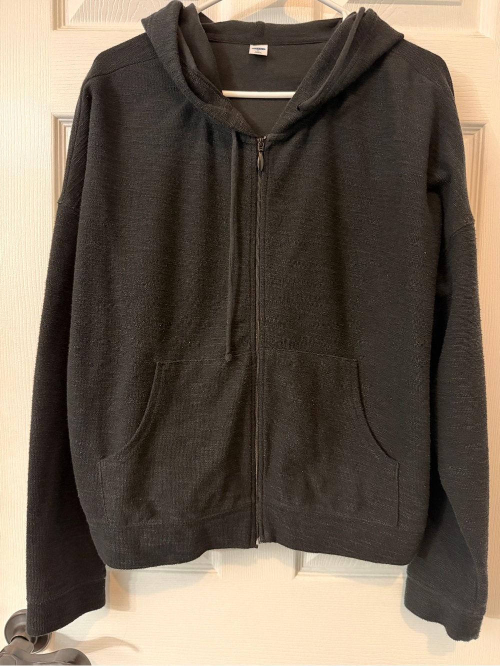 Old Navy Black Zip-Up Hoodie Sweater